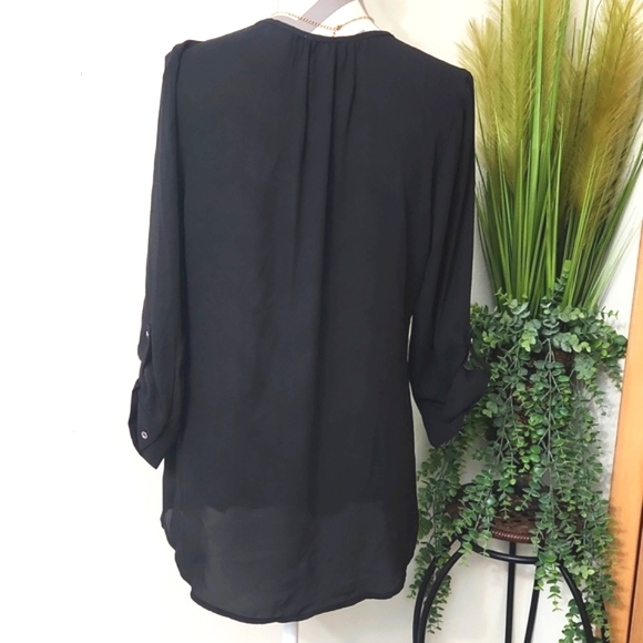 Maurices Rhinestones Embellished Pullover Blouse Top - Picture 5 of 14